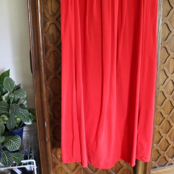 🌟FREE with purchase🌟 Old Navy Red Pleated Round Neck Tunic Dress - Size S - Picture 5 of 14